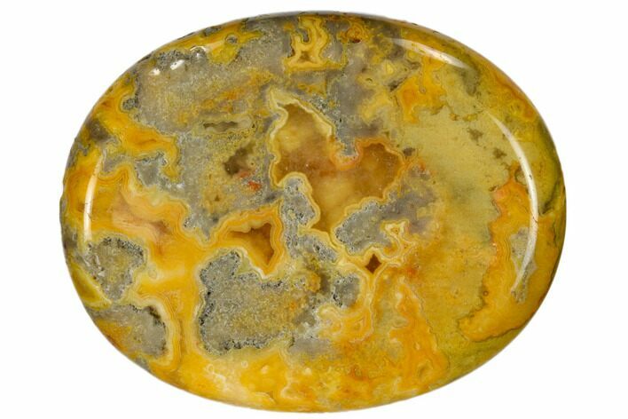 1.9" Polished Crazy Lace Agate Worry Stones  - Photo 1